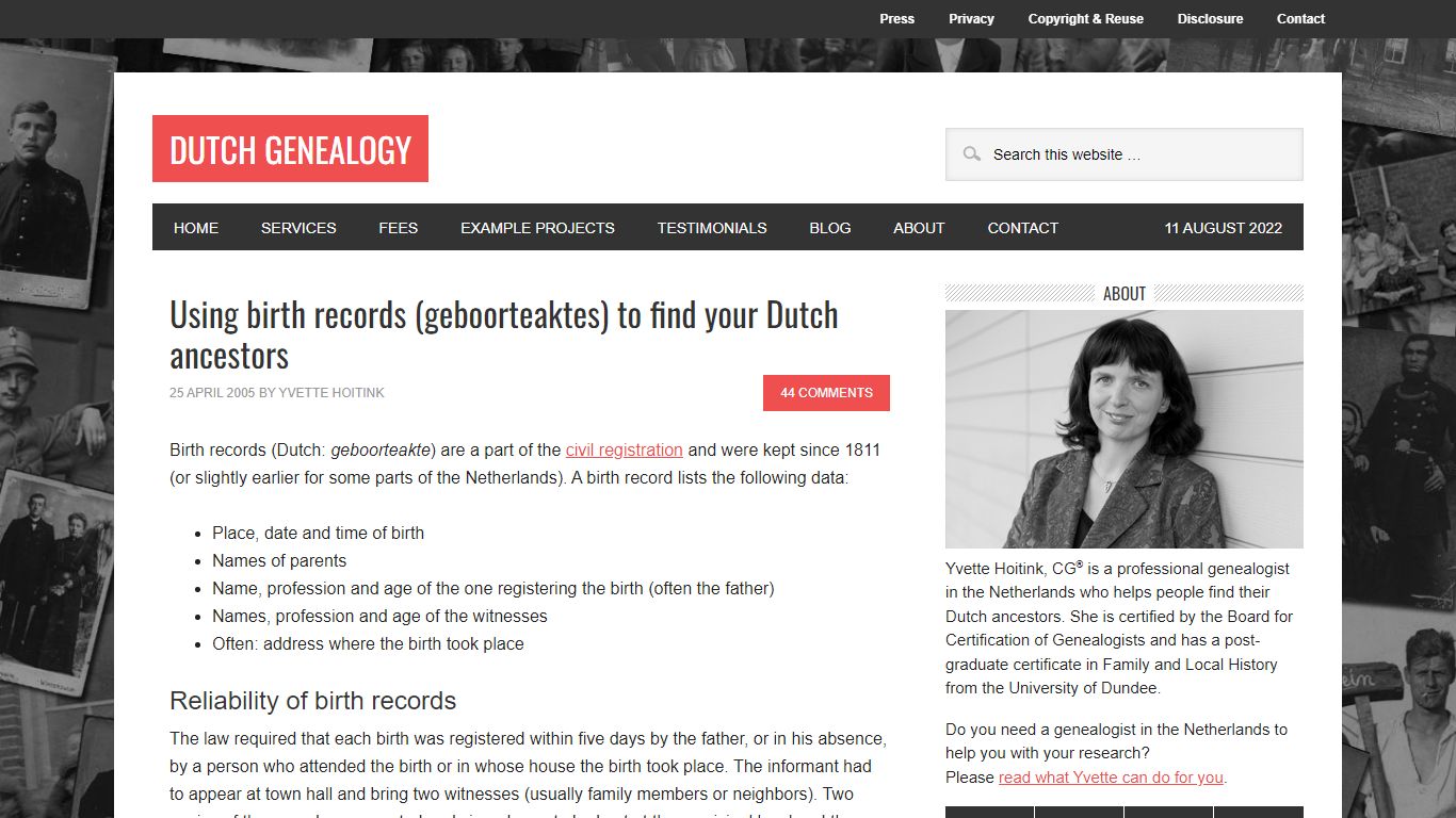 Using birth records (geboorteaktes) to find your Dutch ...